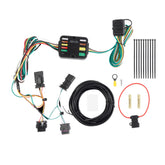 118869 Trailer Wiring Harness Kit 4-Pin Compatible with 2017-2023 Tesla Model 3 2020-2023 Tesla Model Y Flat Trailer Connect Towing Hitch Wiring